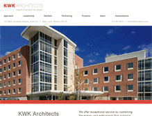 Tablet Screenshot of kwkarchitects.com